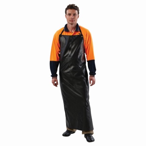 PRO SAFETY PVC APRONS - BLACK